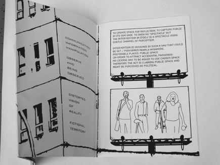booklet (folded) 58cm x 31cm